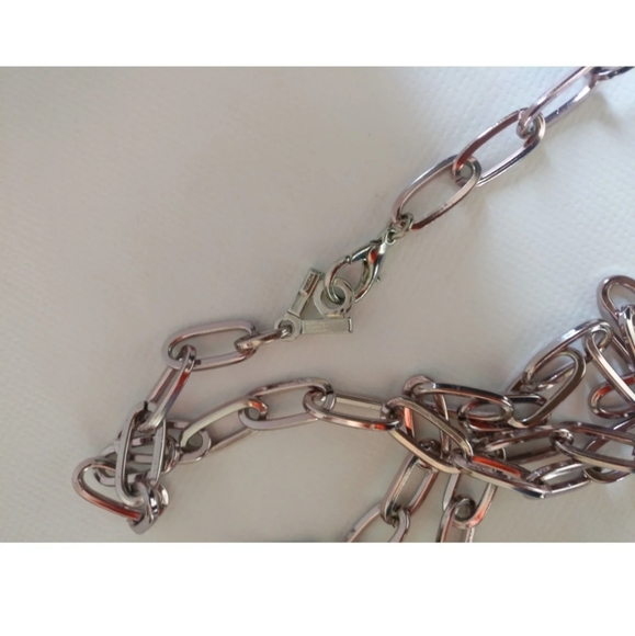 Designer Gerard Yosca Link Chain Necklace / Belt - Picture 7 of 9